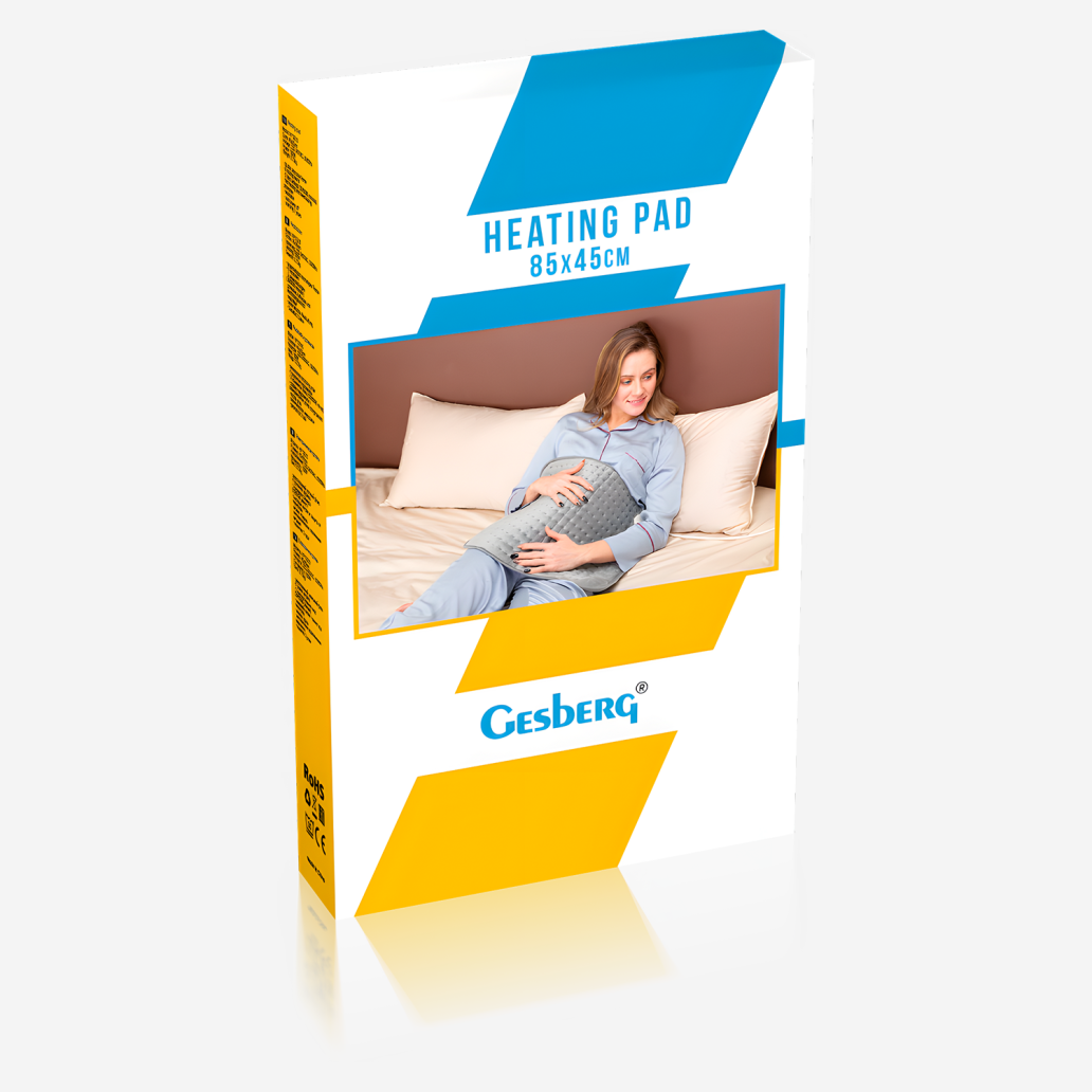 Universal heating pad Gesberg 45×85 cm, 100 W, EAN 5906251673008